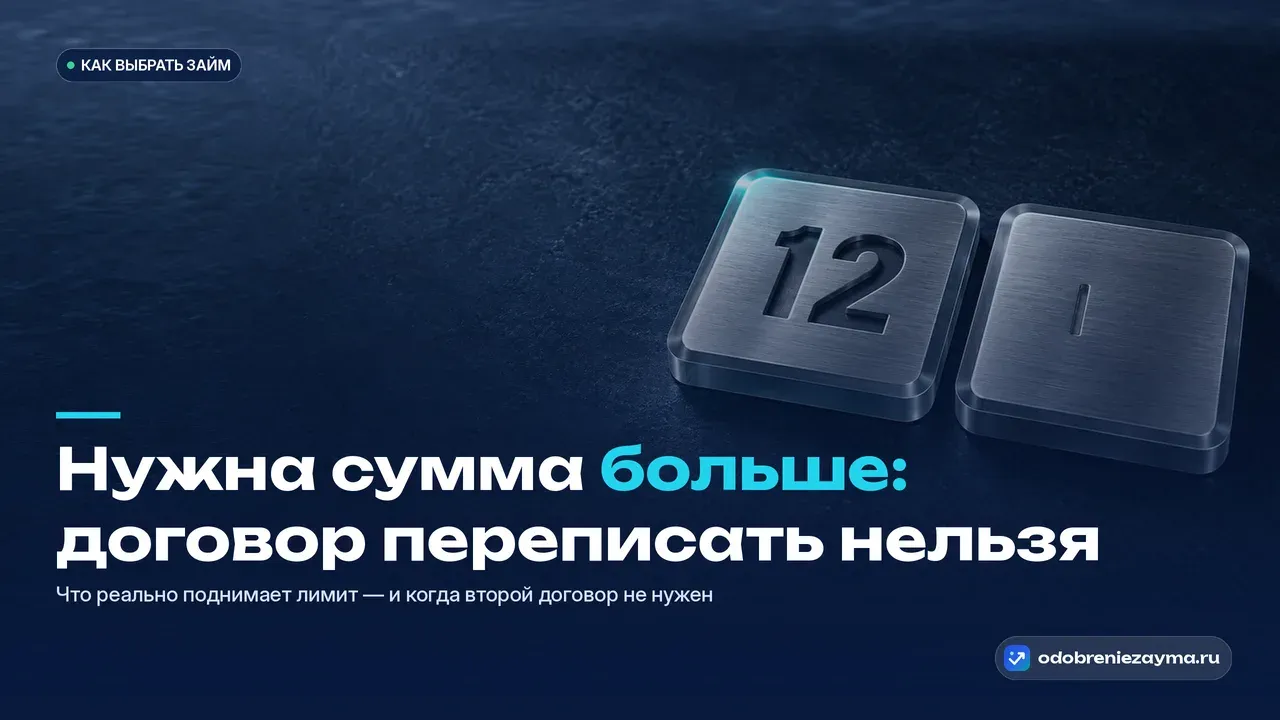 Две стальные пластины с вытисненными цифрами на тёмно-синей плите: на одной число отчеканено глубоко и окончательно, вторая рядом только начата — метафора того, что сумму подписанного договора не переправить, а второй заём чеканится отдельно.