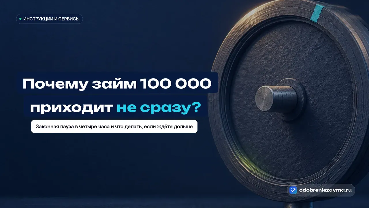 Массивный чугунный маховик-диск на короткой оси только тронулся с места — метафора крупной суммы, которая трогается не мгновенно.